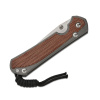 Chris Reeve Large Sebenza 31 Inlay Natural Micarta Glass Blasted MagnaCut