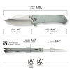 Civivi Tacticorix Gray Shredded G-10 C23055-3