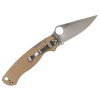 Spyderco ParaMilitary 2 Brown Canvas Micarta C81MPCW2