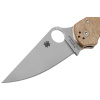 Spyderco ParaMilitary 2 Brown Canvas Micarta C81MPCW2
