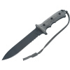 Chris Reeve Green Beret 7" MagnaCut Serrated Black