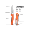 Sencut Glenspar Orange G10 S25046-1