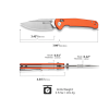 Sencut Glenspar Orange G10 S25046-1