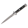 Frank Beltrame Stiletto 23cm Switchblade Knife Buffalo Horn