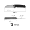 Sencut Awassi Black G10 S24065-1