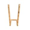 Drevený stojan na 6 nožov