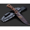 Apocalypse Post Apocalyptic Torched Natural Canvas Micarta