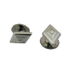 Concho Rivets Silver Diamond 15x9 mm