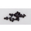 Black button screws 3,6 mm M2 x10