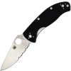 Spyderco Tenacious Black Part Serrated 3