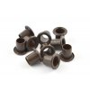 Kydexové nity 1/4 Eyelet Chocolate Brown 8,3x6,3 mm/ 10 kusov