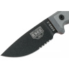 ESEE 3 Serrated Black Micarta 2