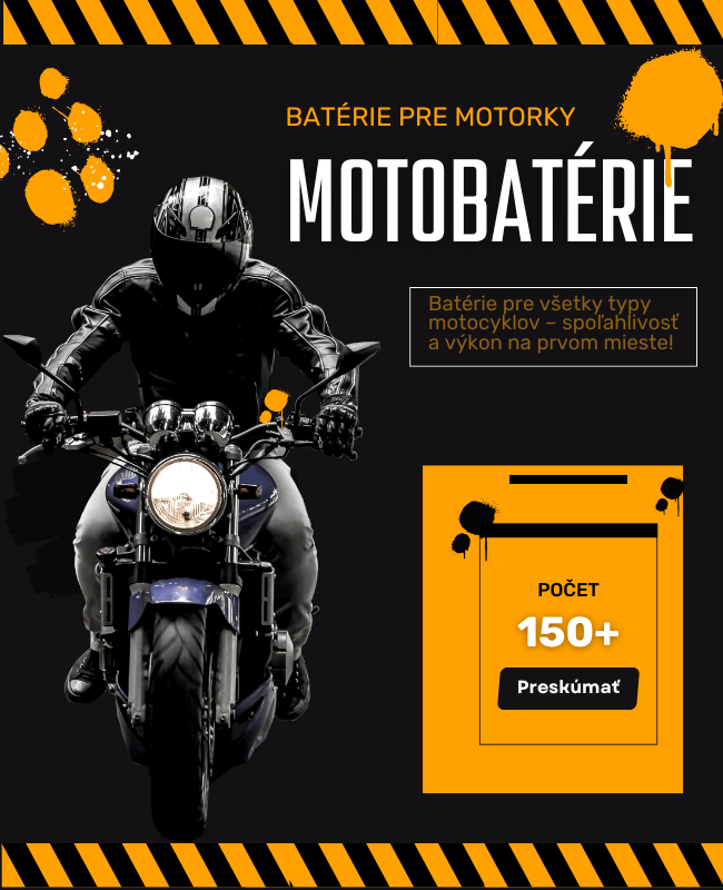 Batérie pre motorky mobile