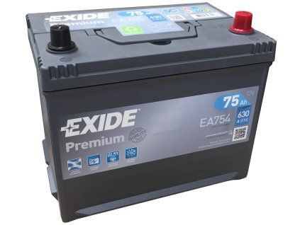Autobatéria Exide Premium EA754 12V 75Ah 630A
