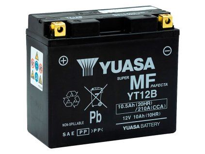 Motobatéria YUASA YT12B-FA