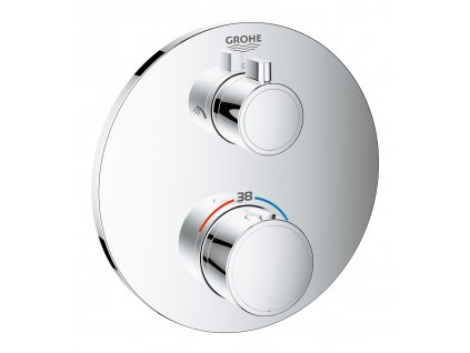Grohe Grohtherm Termostatická sprchová baterie pro 2 spotřebiče, chrom - 24076000