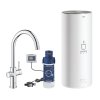GROHE RED Páková dřezová baterie a combi-boiler (8 l), chrom - 30079001