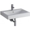 Geberit iCon umyvadlo 60x48.5cm, otvor pro baterii uprostřed, s přepadem, bílá - 124060000