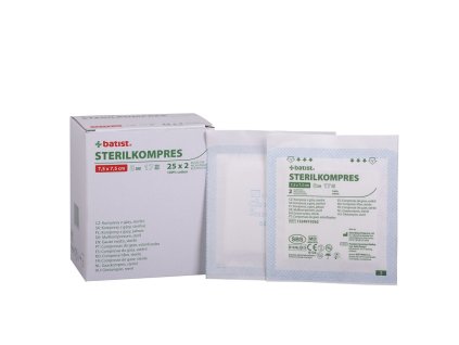 STERILKOMPRES 7,5cmx7,5cm 17n 8w a' 2szt K