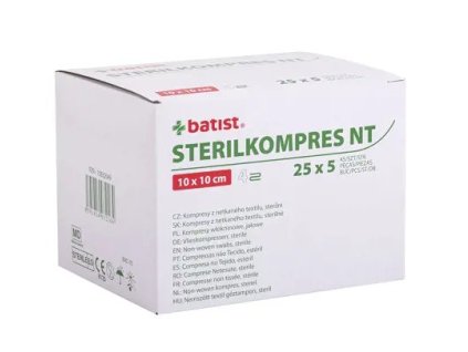 STERILKOMPRES włókninowy 10cmx10cm 4w a' 5szt K