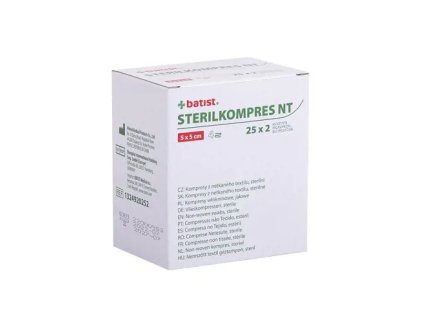 STERILKOMPRES włókninowy 5cmx5cm 4w a' 2szt K