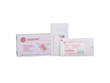 065406 RUDASTRIP®Paski jałowe wzm.do zamykania ran 6x38MM 6szt.