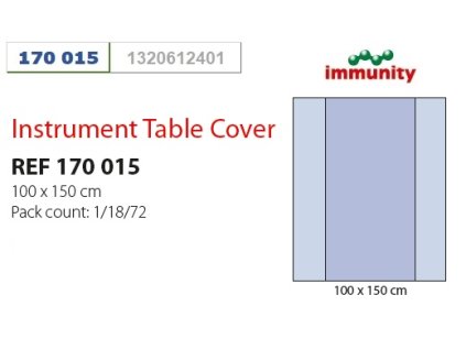 170 015 Serweta na stół do instrumentarium 100x150cm IMMUNITY
