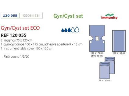 120 055 Zestaw ginekologiczno-cystoskopowy ECO IMMUNITY