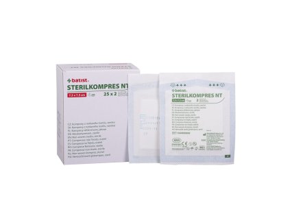 STERILKOMPRES włókninowy 7,5cmx7,5cm 4w a' 2szt K
