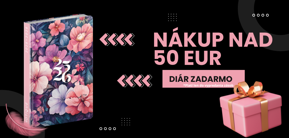Nákup nad 50 Eur - diár zdarma