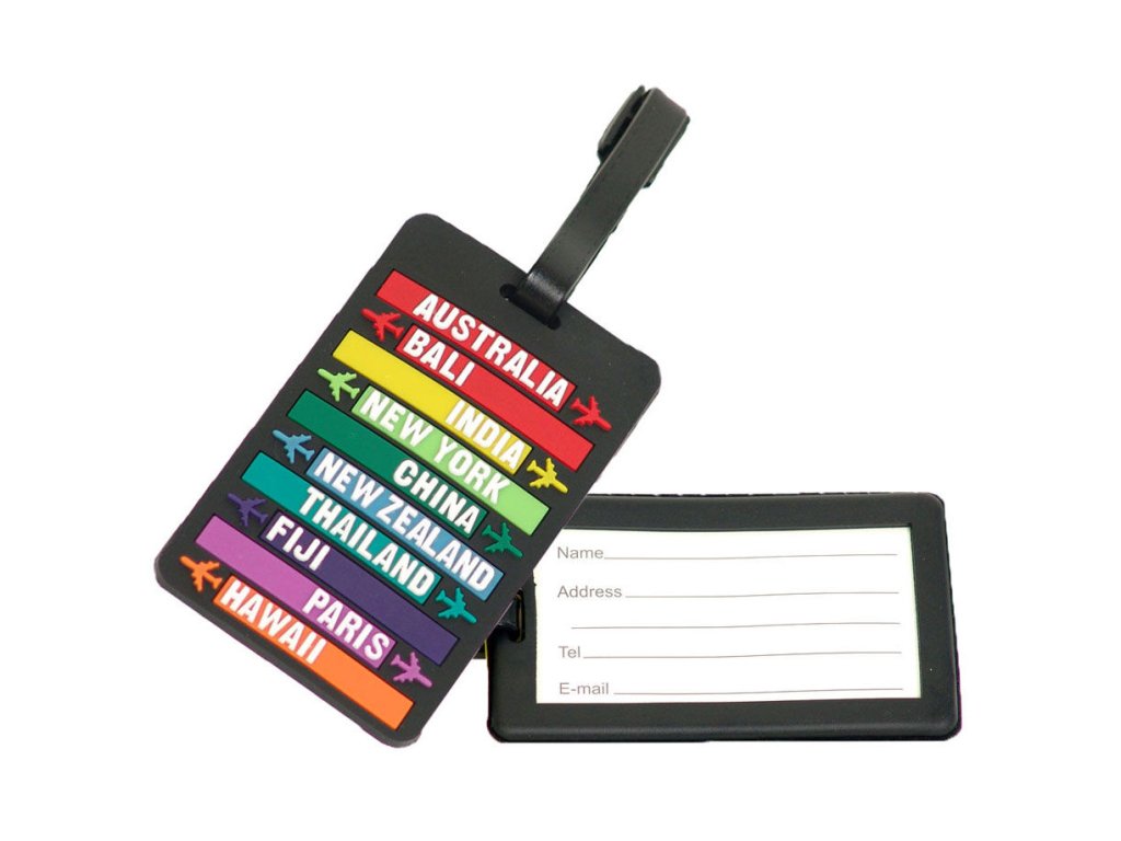 Menovka na kufor Travelite Multicolor Cities