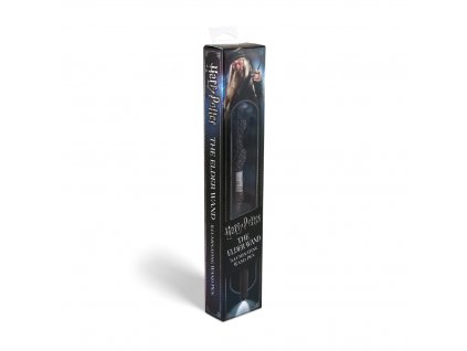 Albus Dumbledore svietiace kúzelnícky prútik a pero - Harry Potter