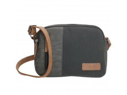 Mini kabelka crossbody Beagles brunete - čierna