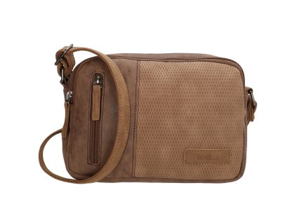 Mini kabelka crossbody Beagles brunete - hnedá