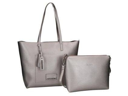 Shoperka Pepe Jeans Cira Metallic - sivá