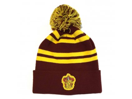 Detská zimná čiapka s brmbolcom Harry Potter Chrabromil