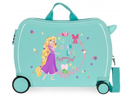 Detský kufor na kolieskach - odrážadlo - Disney - Princess Celebration - Rapunzel