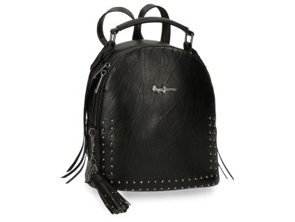 Dámsky dizajnový batoh Pepe Jeans CHIC - čierny