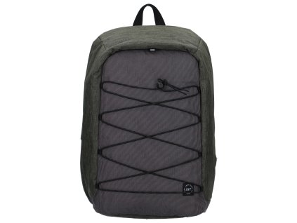 Unisex mestský batoh proti vykradnutiu Jansen & Tilanus - army zelený