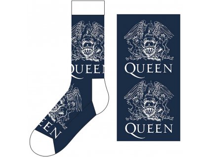 Ponožky Queen - White Crests