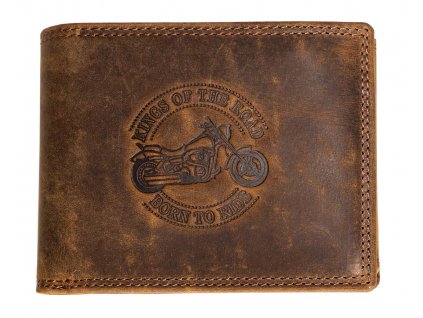 Luxusná kožená peňaženka s motorkou