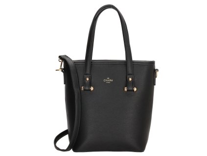 Dámska elegantná Charm London Oxford shopperka - čierna