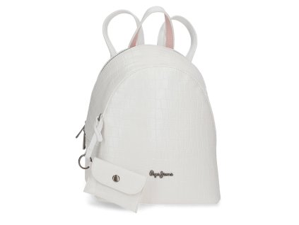 Dámsky dizajnový batoh Pepe Jeans DENIA - biely