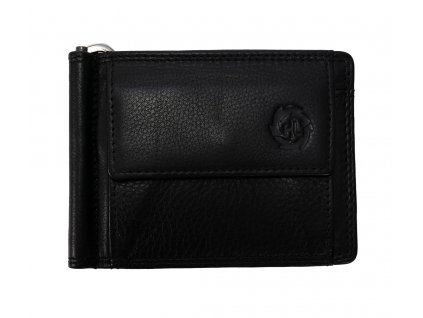 HL - Pánska kožená peňaženka ,, Dolárovka " - čierna