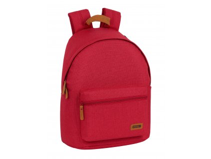 Safta Basic školský batoh 41 cm - tmavo ružový (malinový) 20L