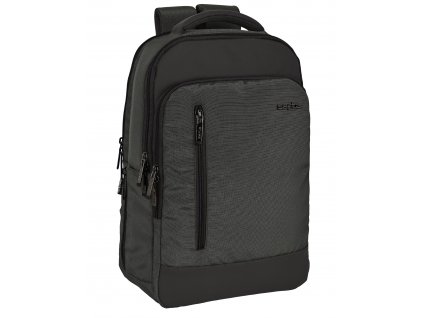 Safta Business  dvojkomorový unisex laptop batoh 15,6” s usb portom - sivý - 19L