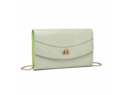 Miss Lulu dámska elegantná spoločenská kabelka LP2219 - zelená