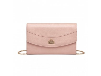 Miss Lulu dámska elegantná spoločenská kabelka LP2219 - ružová