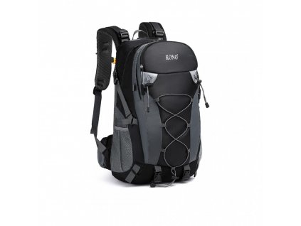 KONO outdoorový športový/turistický batoh 40L - čierno šedý