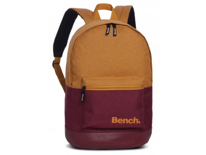 Bench. classic daypack batoh 16L - okrová/blackberry